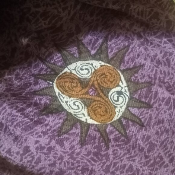 Celtic Sufi Art aSarong!Rising suns toronto deadstock boutique sarong! - Picture 2 of 16